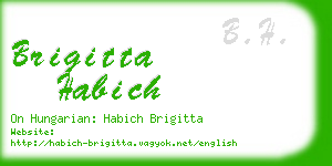 brigitta habich business card